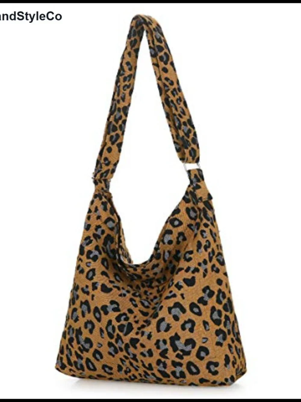 Canvas Hobo Crossbody Shoulder Bag Tote Zip Closure Adjustable Strap